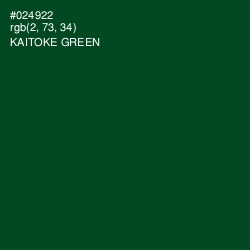 #024922 - Kaitoke Green Color Image